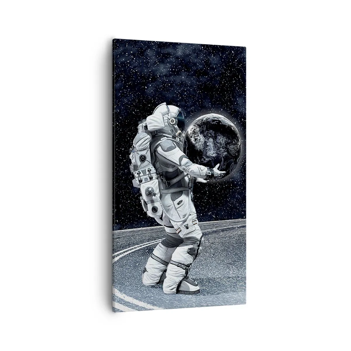 Canvastavla - Bild på duk - På Vintergatan - 55x100 cm