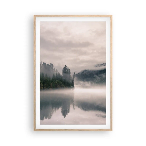 Affisch i ram av ljusek - I förundran, i dimman - 61x91 cm
