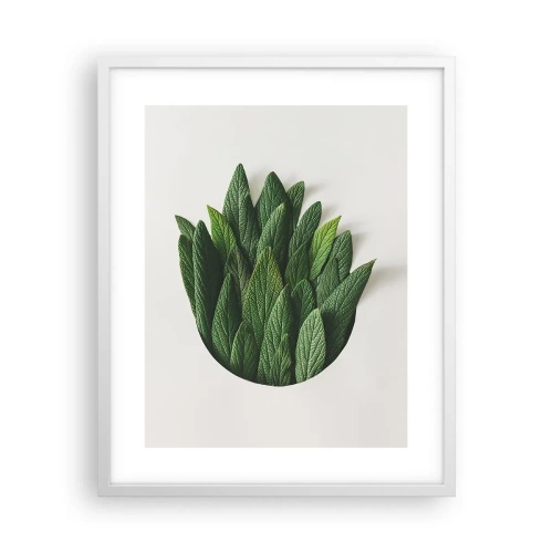 Affisch i vit ram - Ostoppbar nyfikenhet - 40x50 cm
