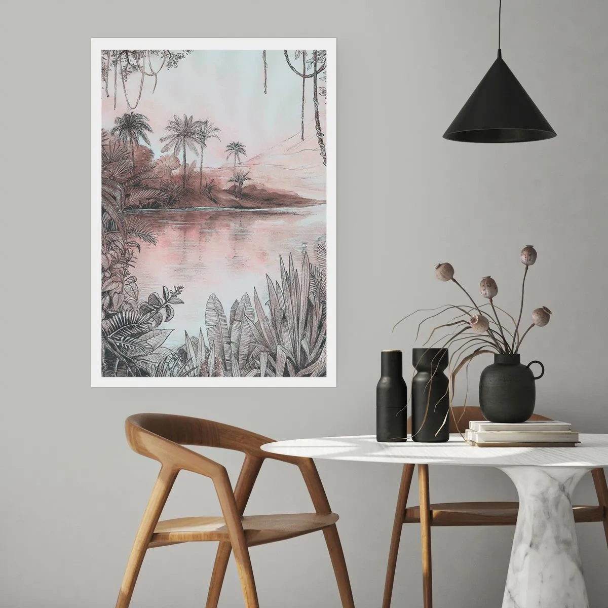 Affisch - En upptäcktsresandes dagbok från 1800-talet - 30x40 cm