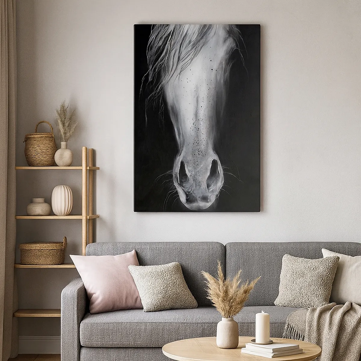 Canvastavla - Bild på duk - Förförisk blick - 50x70 cm