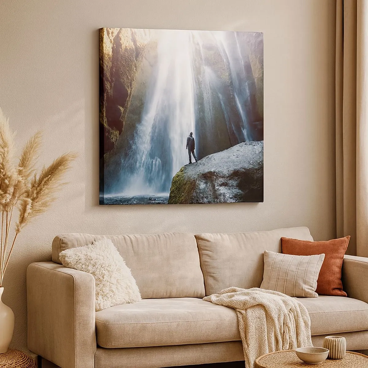 Canvastavla - Bild på duk - Proportioner återställs - 30x30 cm