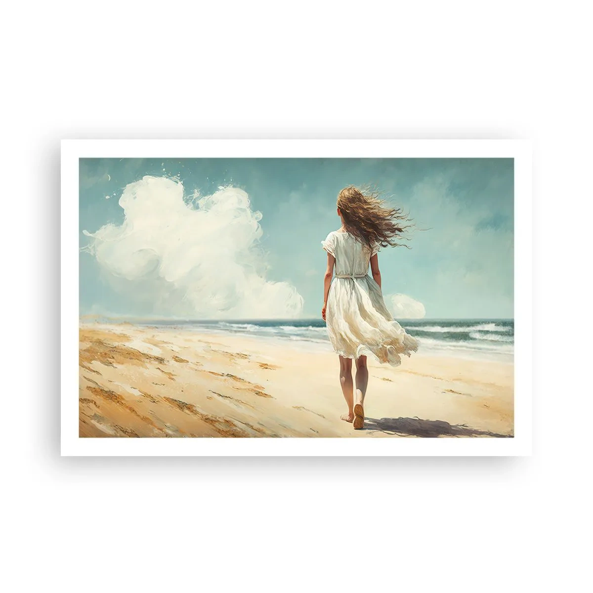 Affisch - Att möta solen och vinden - 91x61 cm