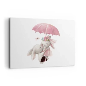 Canvastavla - Bild på duk - Det är just kärlek - 100x70 cm