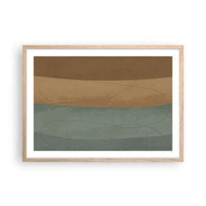 Affisch i ram av ljusek - Horisontell komposition - 70x50 cm