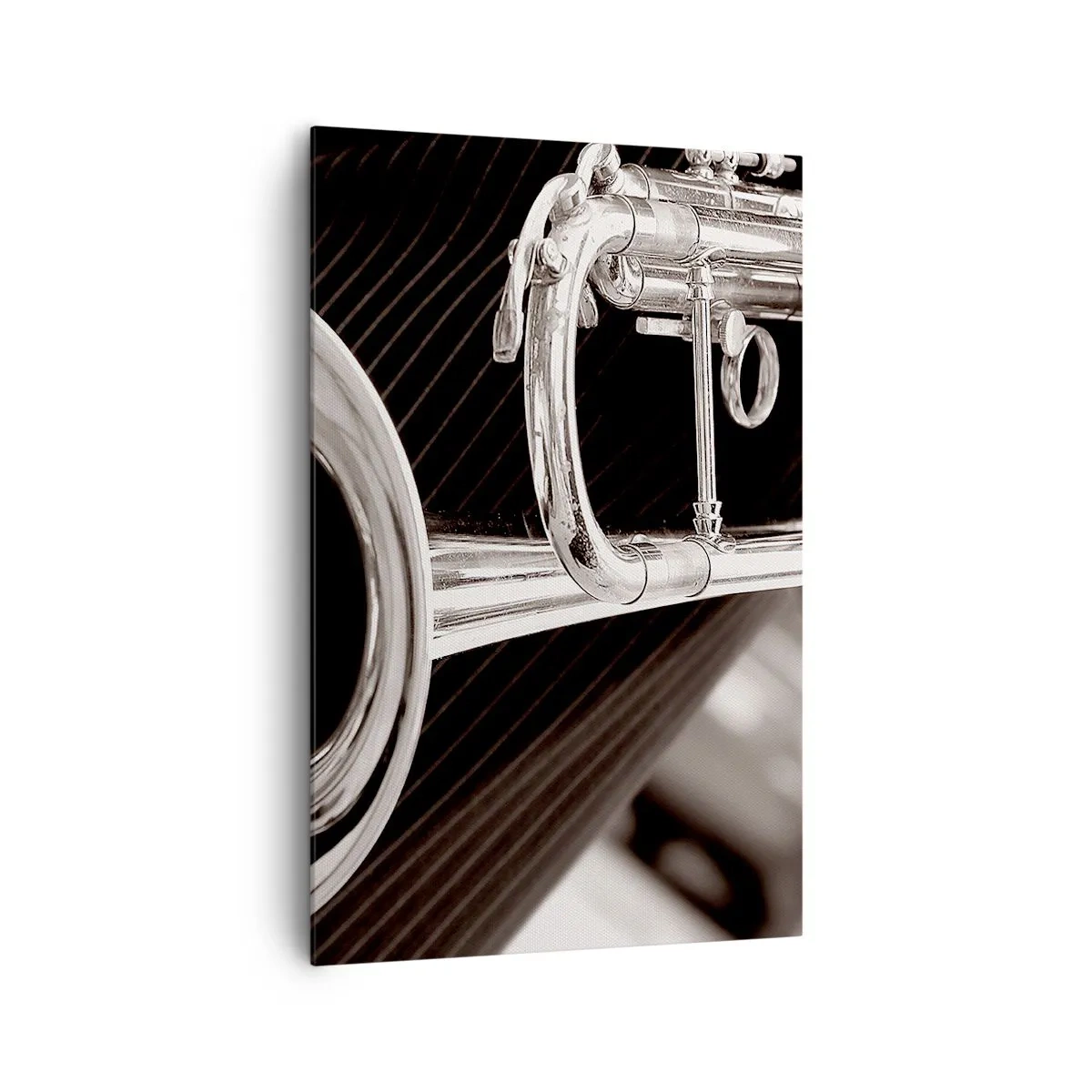 Canvastavla - Bild på duk - Musikresa till 30-talet - 80x120 cm