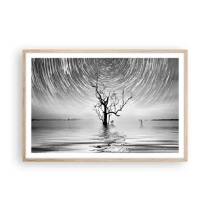 Affisch i ram av ljusek - Naturens symfoni - 91x61 cm