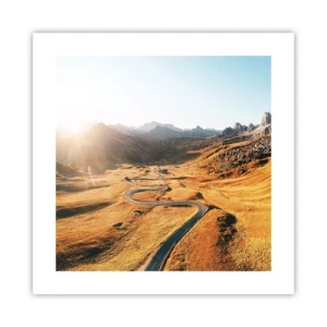 Affisch - I gulddalen - 40x40 cm