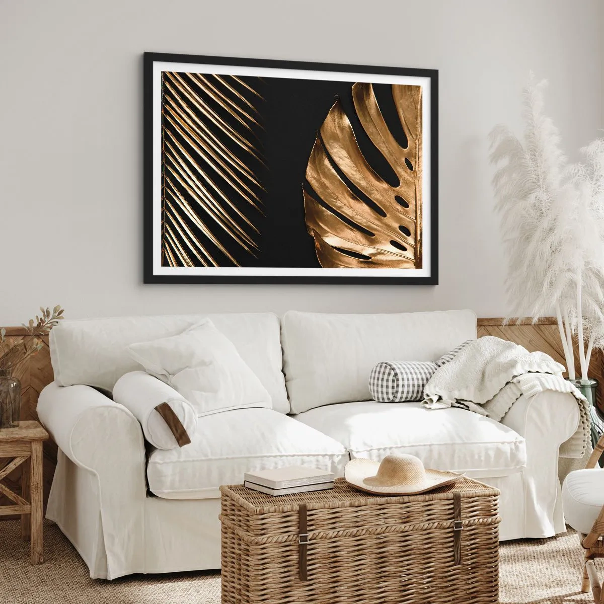 Affisch i svart ram - Olika men lika dyra - 70x50 cm