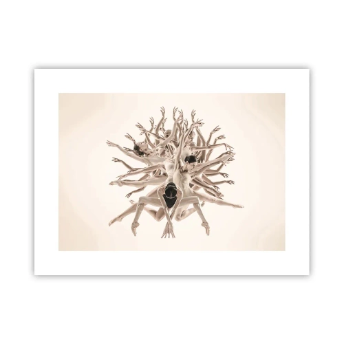 Affisch - Blommar i dansen - 40x30 cm