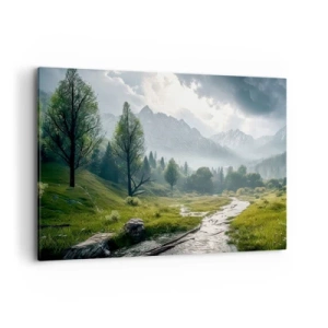 Canvastavla - Bild på duk - Fram och tillbaka - 120x80 cm