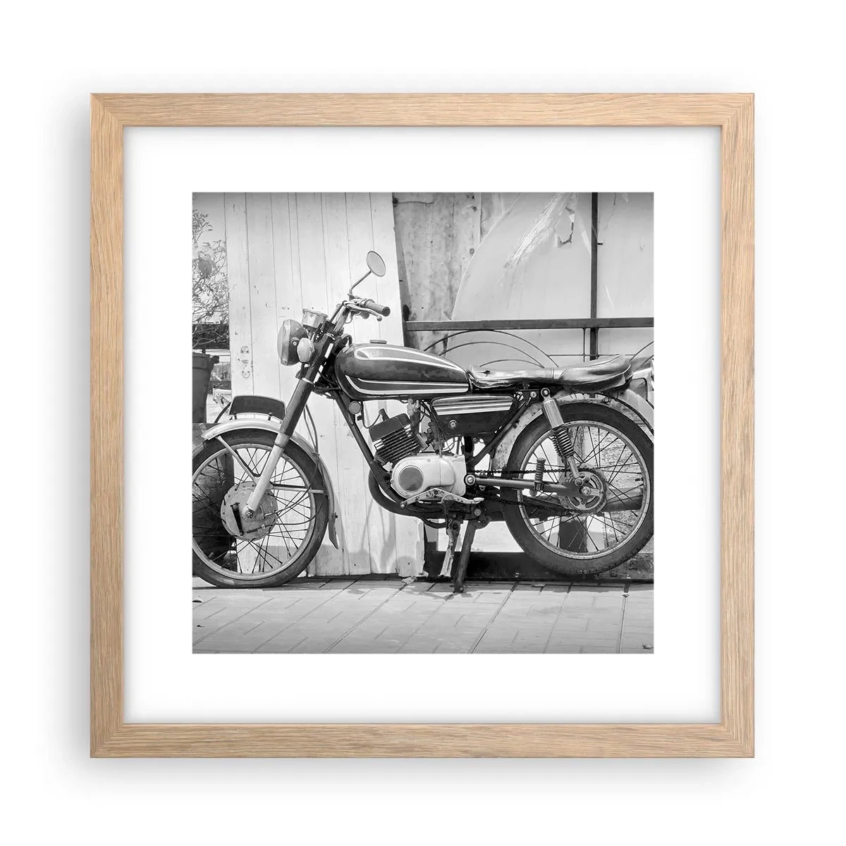 Affisch i ram av ljusek - Klassik framför allt - 30x30 cm