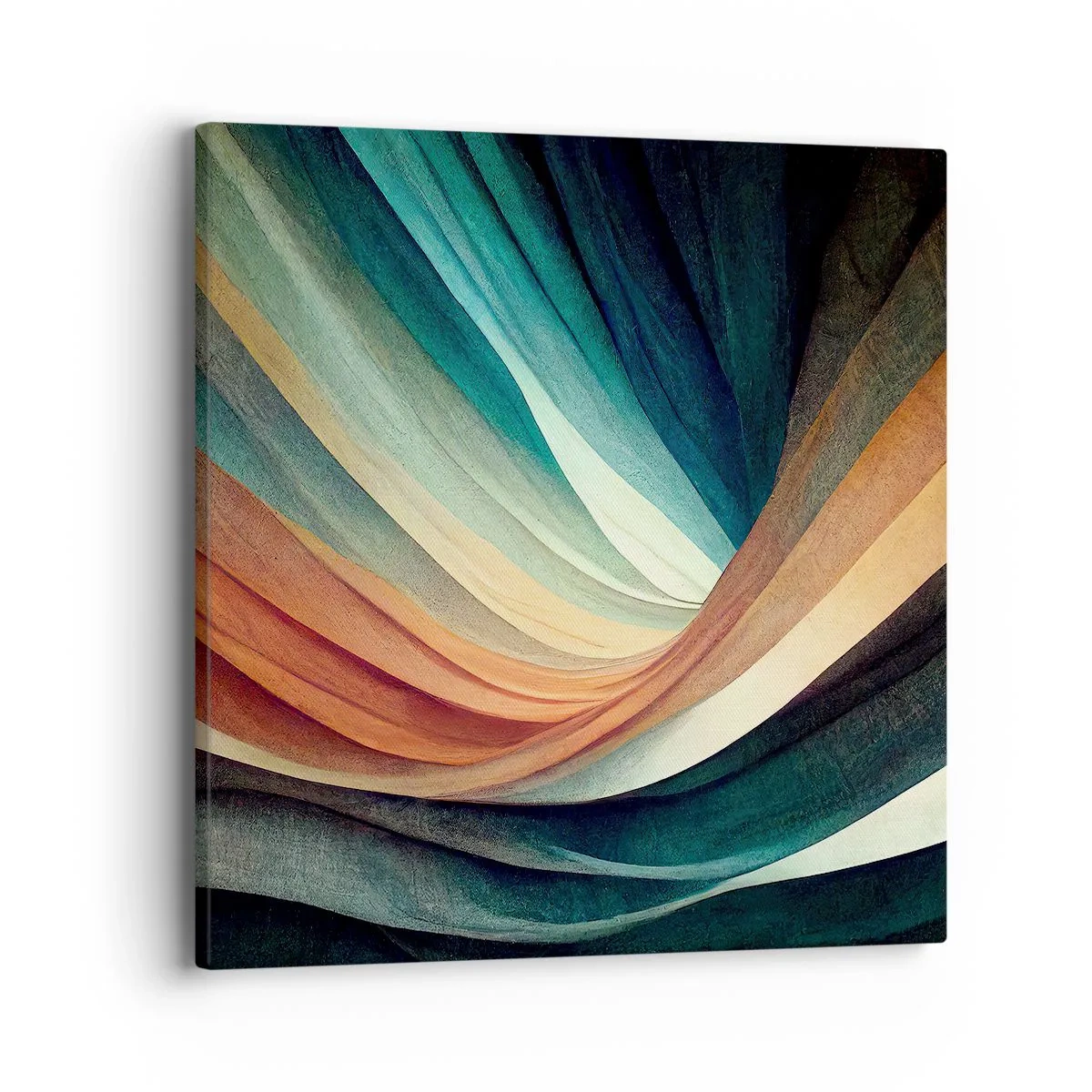 Canvastavla - Bild på duk - Vävd av färger - 40x40 cm