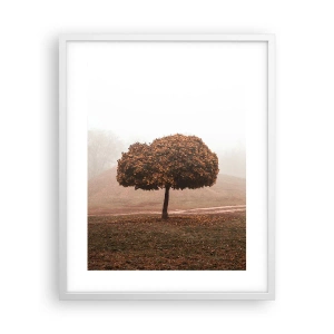 Affisch i vit ram - Efter en hektisk sommar - 40x50 cm