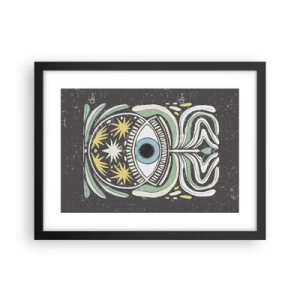 Affisch i svart ram - Stamritualer - 40x30 cm