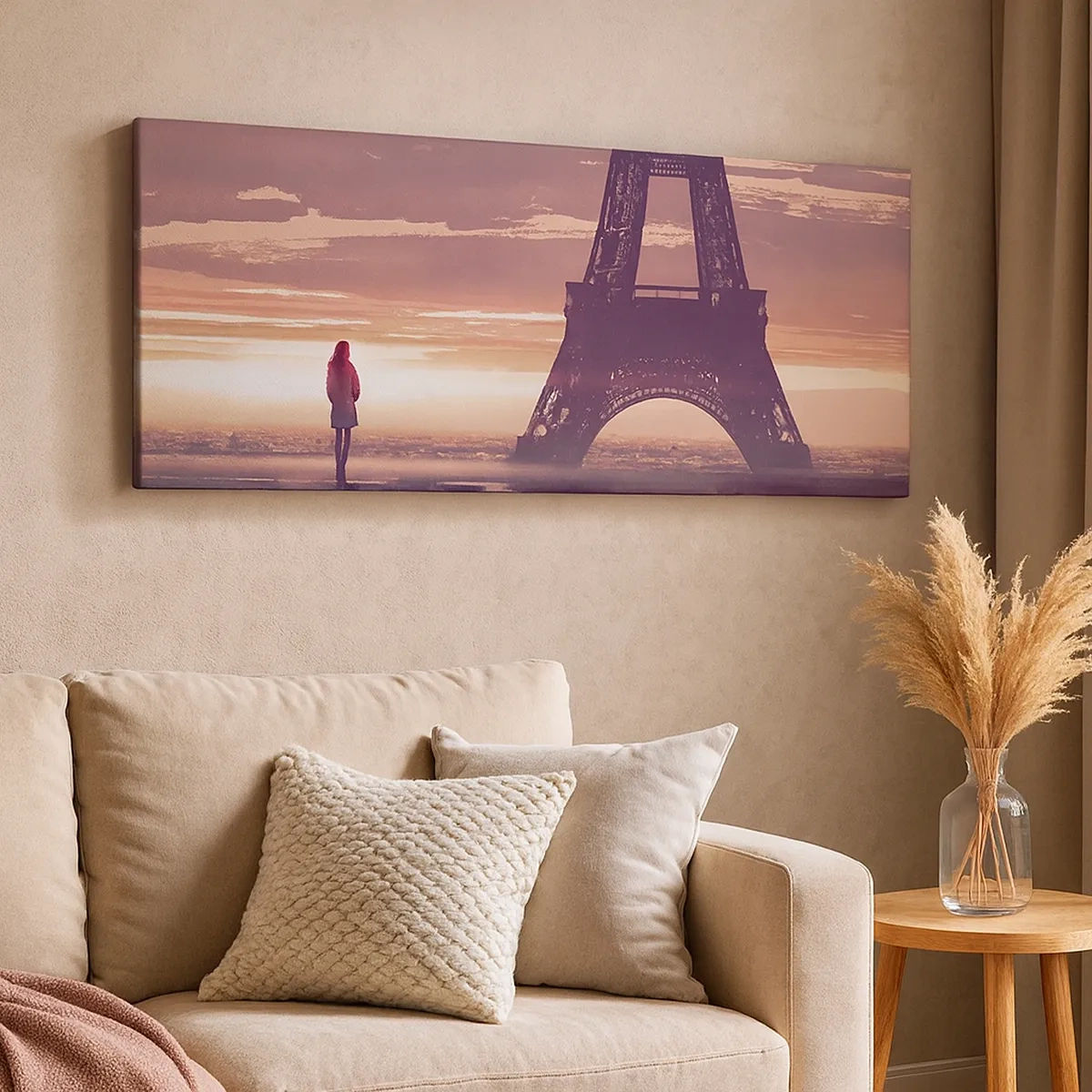 Canvastavla - Bild på duk - Bara de två - 30x30 cm