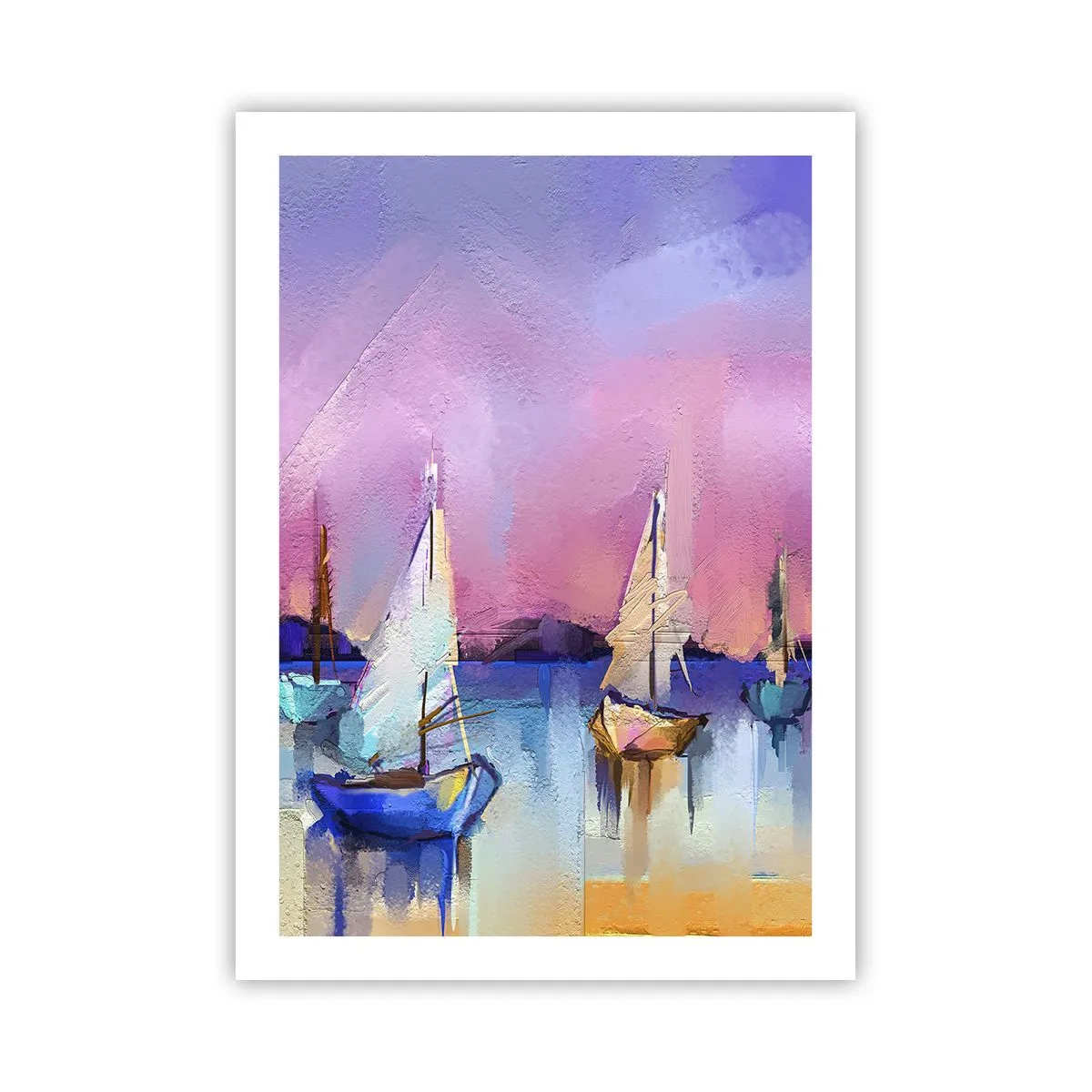 Affisch - Riktning: öppet vatten - 50x70 cm