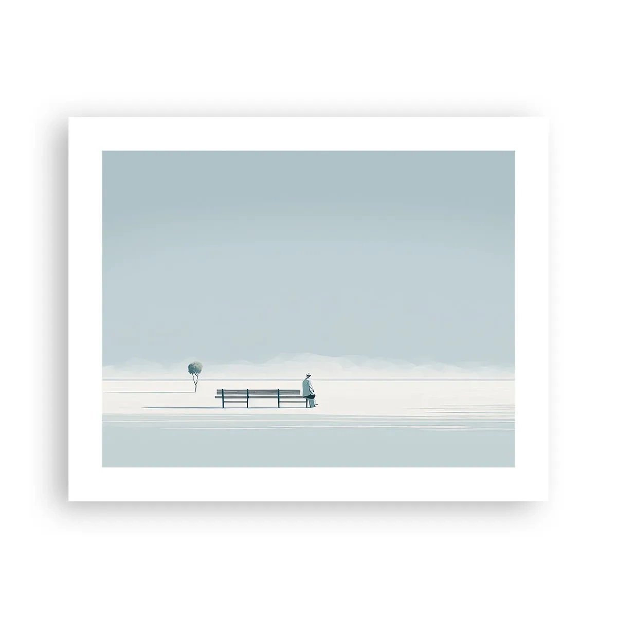 Affisch - Ja, jag väntar. - 50x40 cm