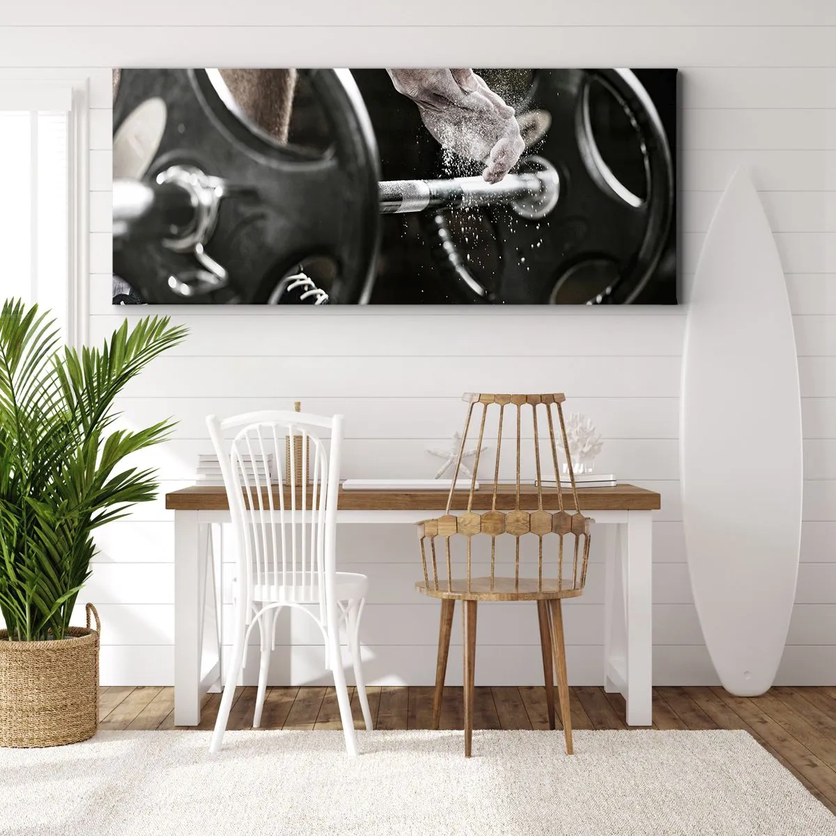 Canvastavla - Bild på duk - Utmaningen accepterad! - 100x40 cm