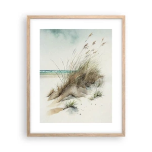Affisch i ram av ljusek - Inlindad i sand - 40x50 cm