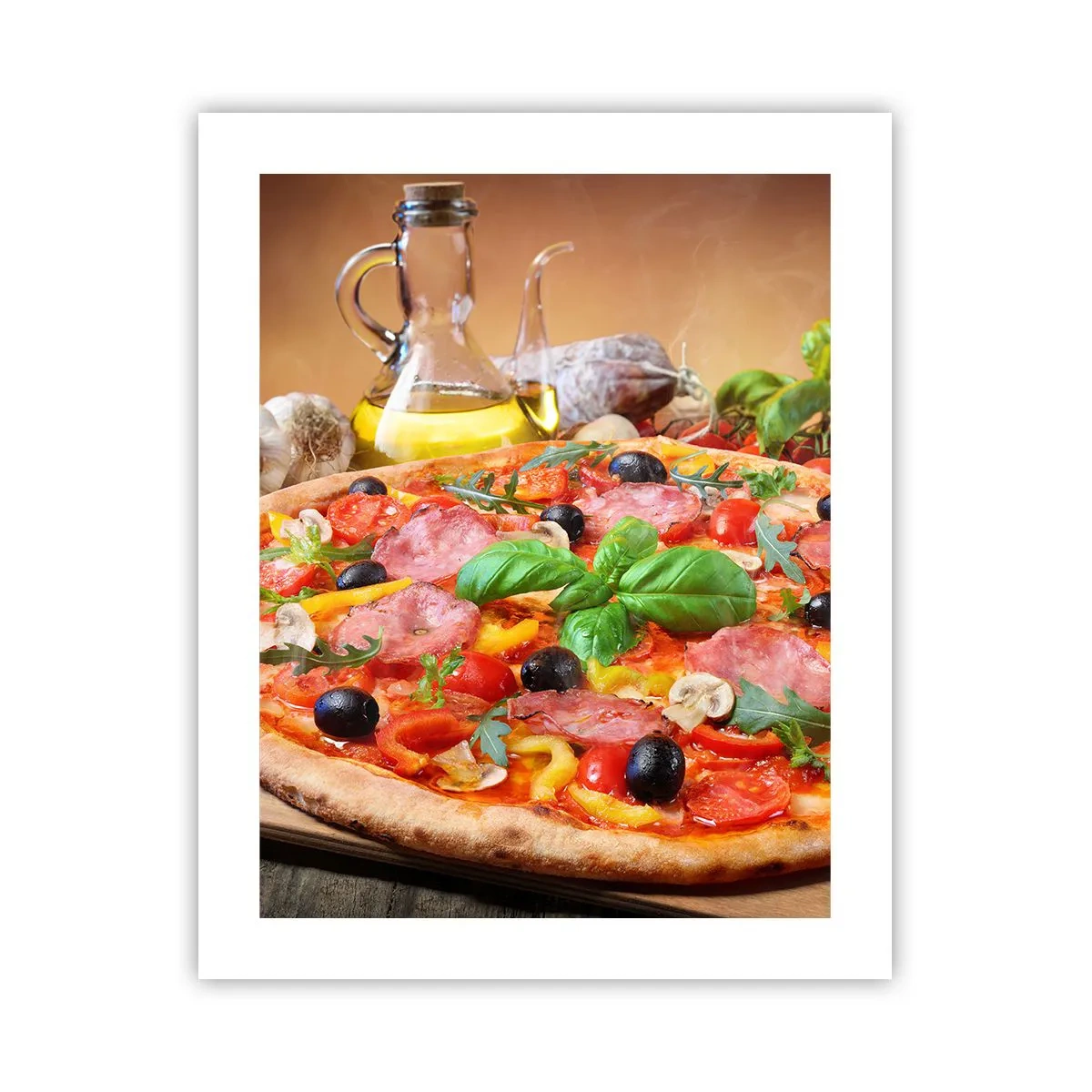Affisch - Med riktig italiensk smak - 40x50 cm