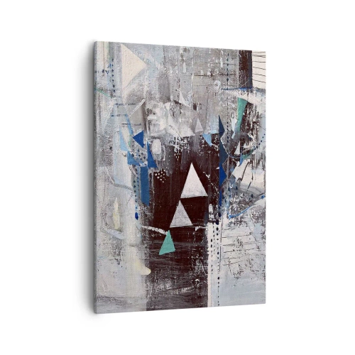 Canvastavla - Bild på duk - Trianglarnas överordnade ordning - 50x70 cm