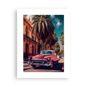 Affisch - Fortfarande i Havanna - 30x40 cm
