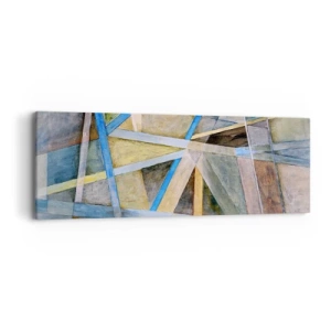 Canvastavla - Bild på duk - Rakt fram eller diagonalt? - 90x30 cm