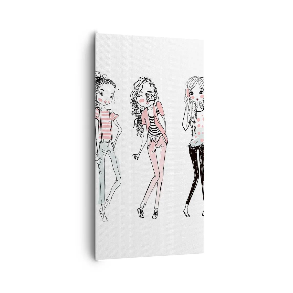 Canvastavla - Bild på duk - Det blir kul - 65x120 cm