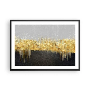 Affisch i svart ram - Inåt och uppåt - 70x50 cm