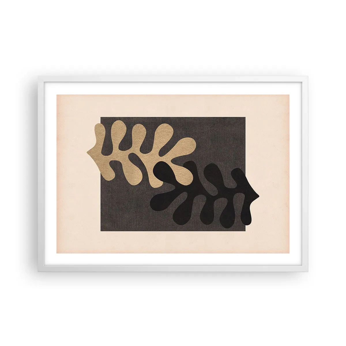 Affisch i vit ram - Brist och komplettering - 70x50 cm