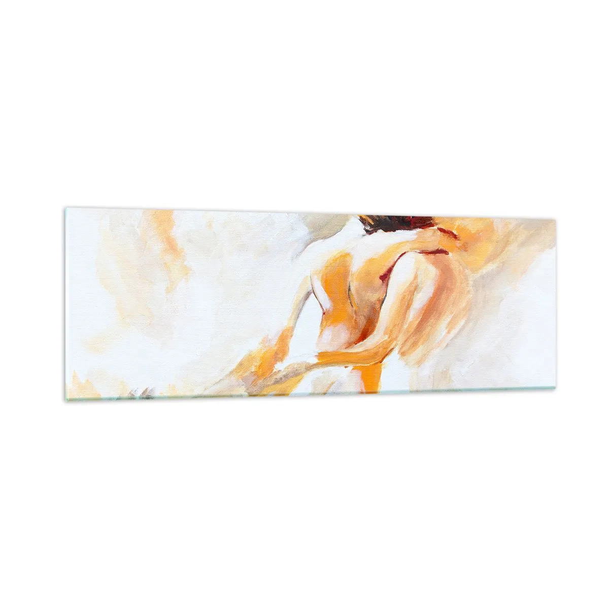 Glastavla - Bild på glas - I närhetens himmel - 90x30 cm