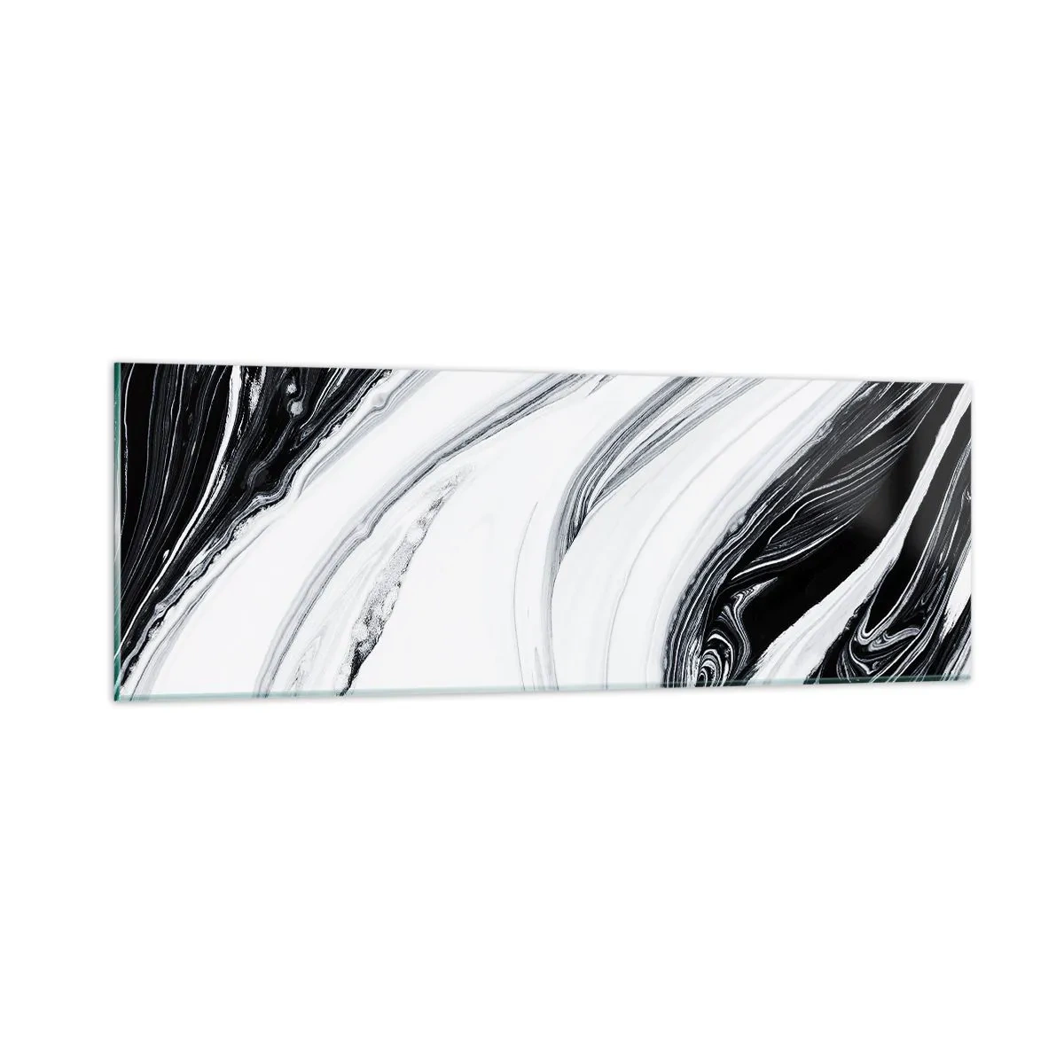 Glastavla - Bild på glas - Motsatskombination - 90x30 cm