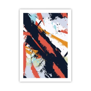 Affisch - Dynamisk komposition - 50x70 cm