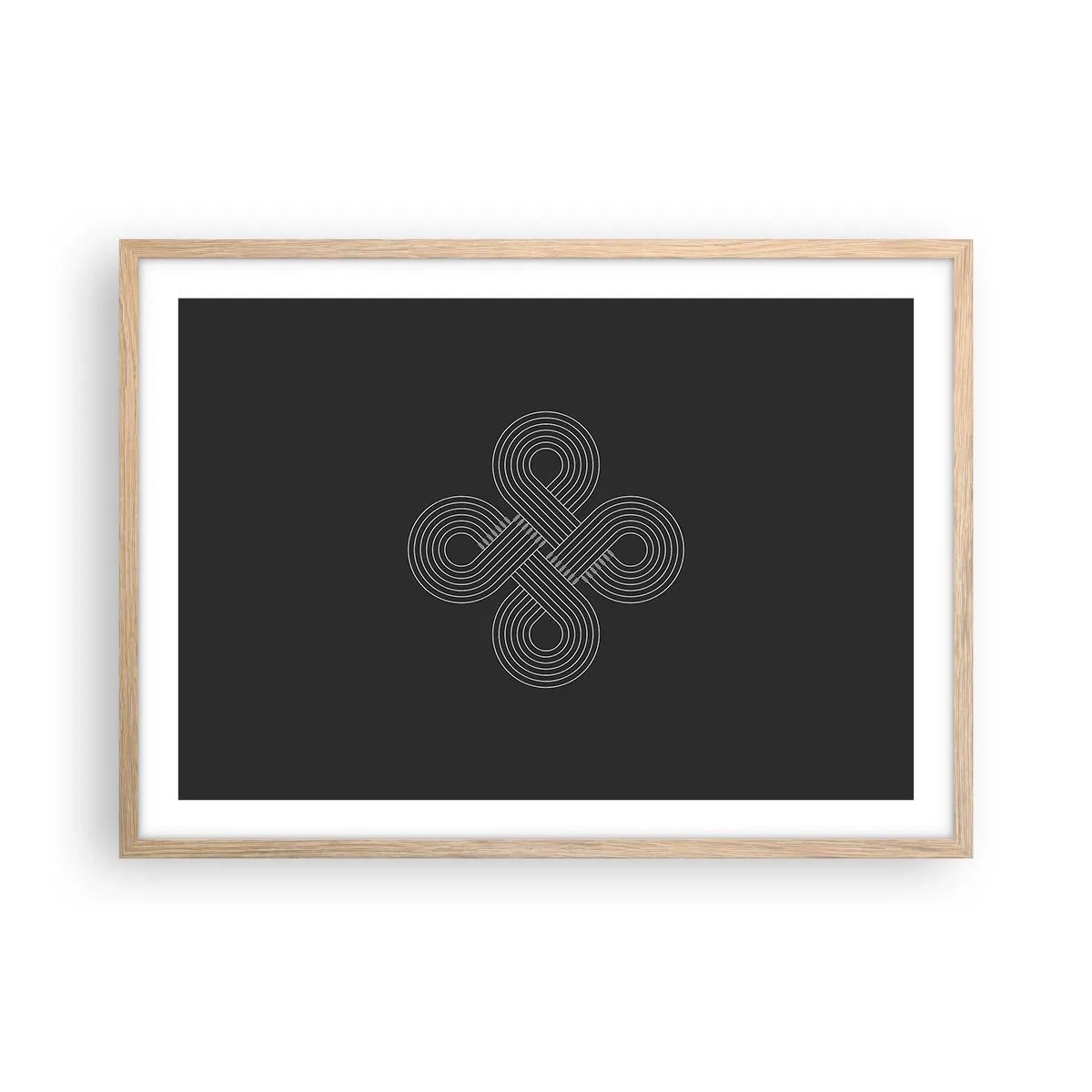 Affisch i ram av ljusek - I keltisk anda - 70x50 cm