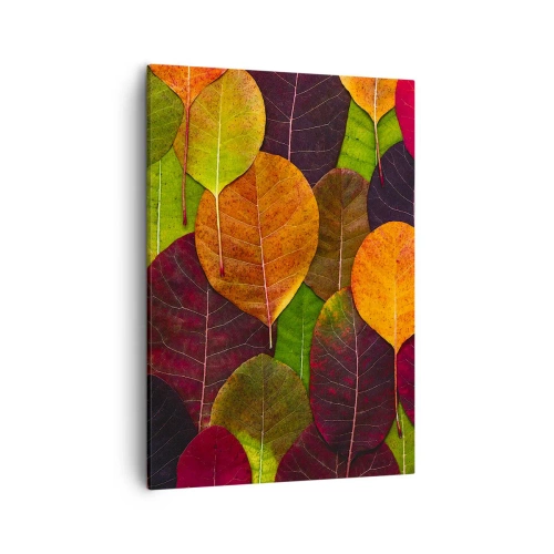 Canvastavla - Bild på duk - Höstmosaik - 50x70 cm