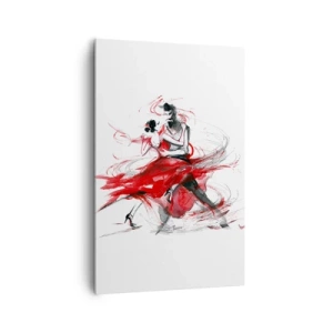 Canvastavla - Bild på duk - Tango - passionens rytm - 80x120 cm
