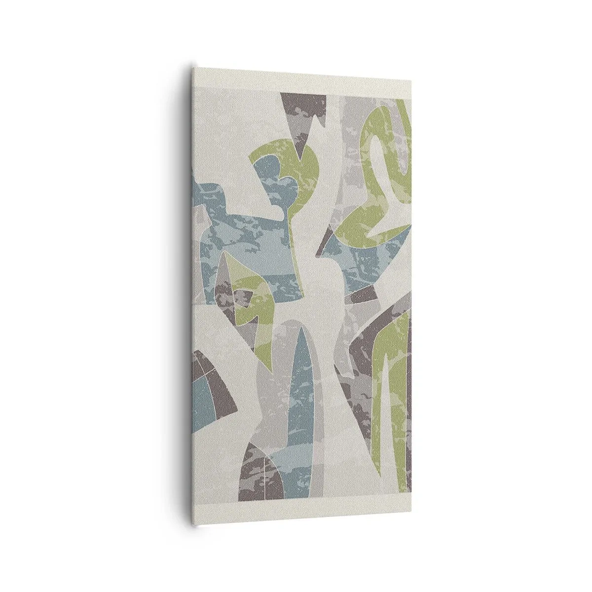 Canvastavla - Bild på duk - Komposition bakom glas - 65x120 cm