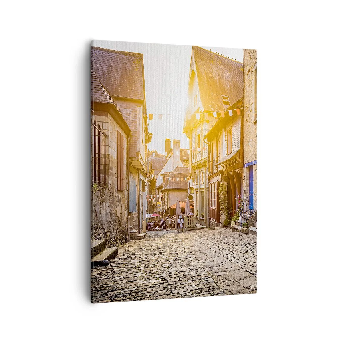 Canvastavla - Bild på duk - Stadens vita ande - 50x70 cm