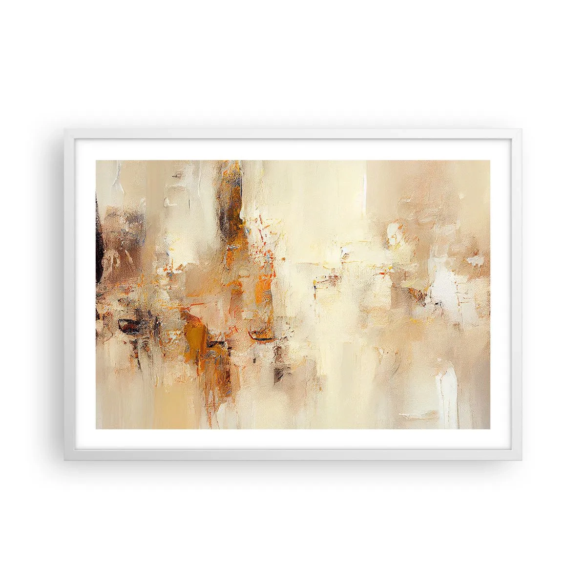 Affisch i vit ram - Bärnstenens själ - 70x50 cm