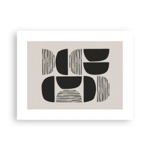 Affisch - Arrangemang med halvor - 40x30 cm