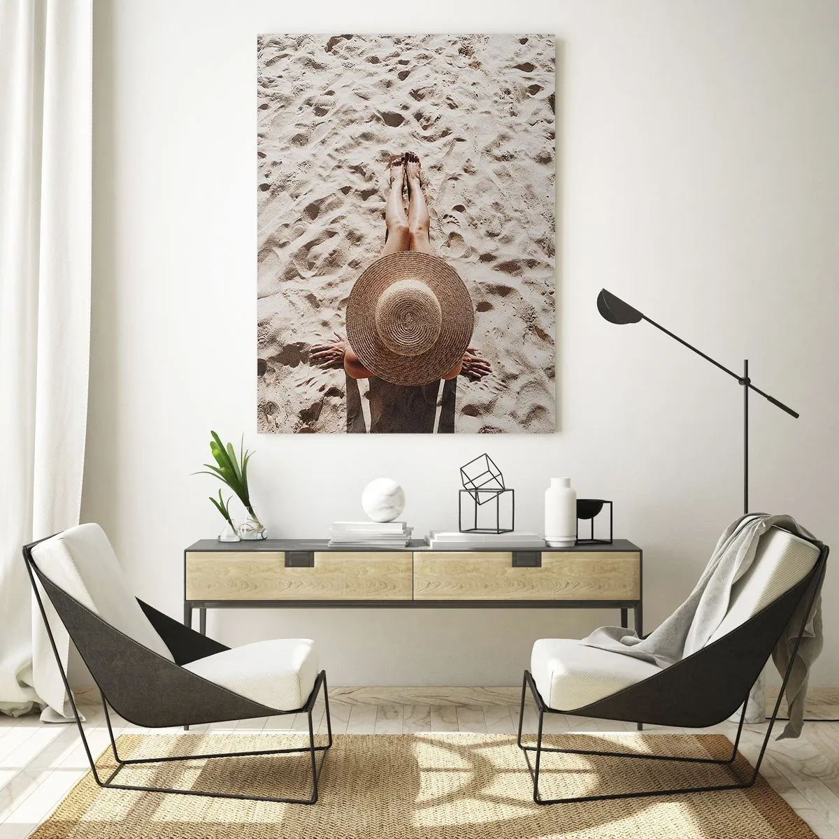 Glastavla - Bild på glas - En drömtid - 70x100 cm