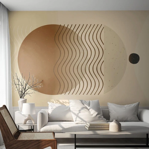 Fototapet på mått Standard Eco - Om geometriska figurers ursprung - Abstraktion, Bit, Minimalism