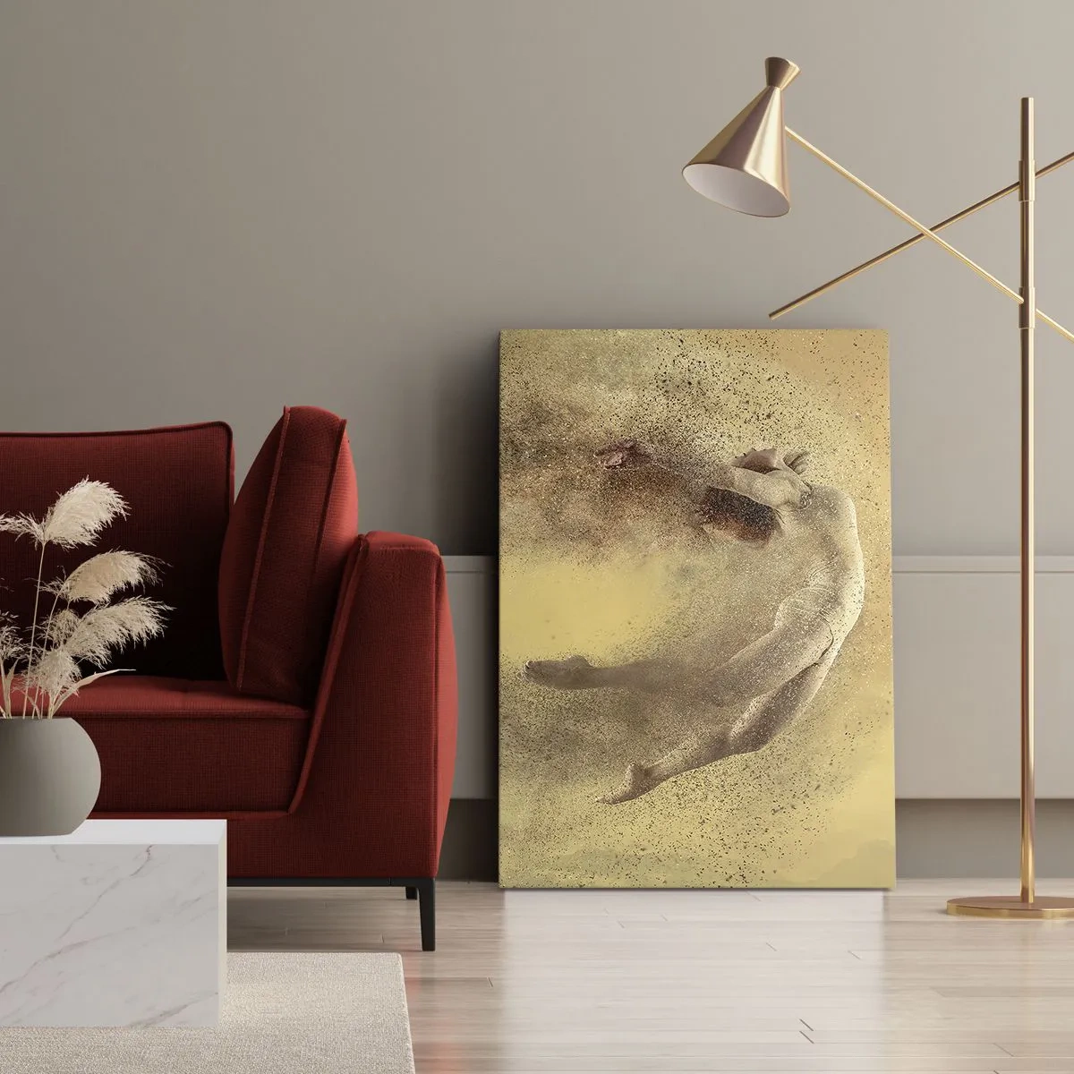 Canvastavla - Bild på duk - Dansextas - 45x80 cm
