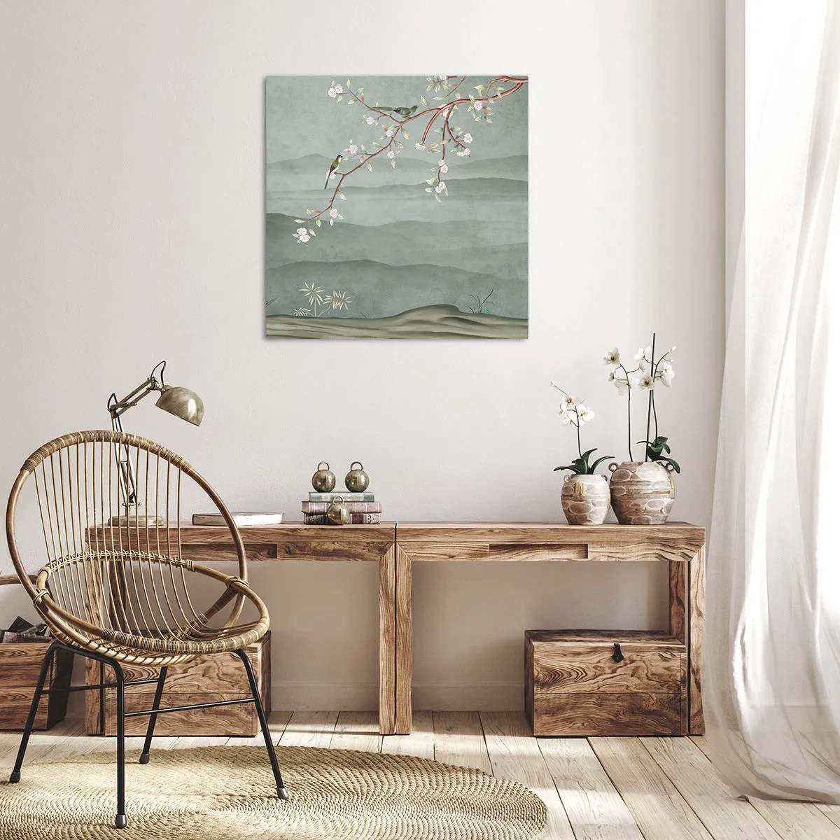 Canvastavla - Bild på duk - Vår, ah, det är du - 60x60 cm
