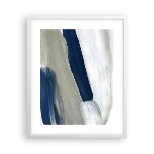 Affisch i vit ram - Möte med vitt - 40x50 cm