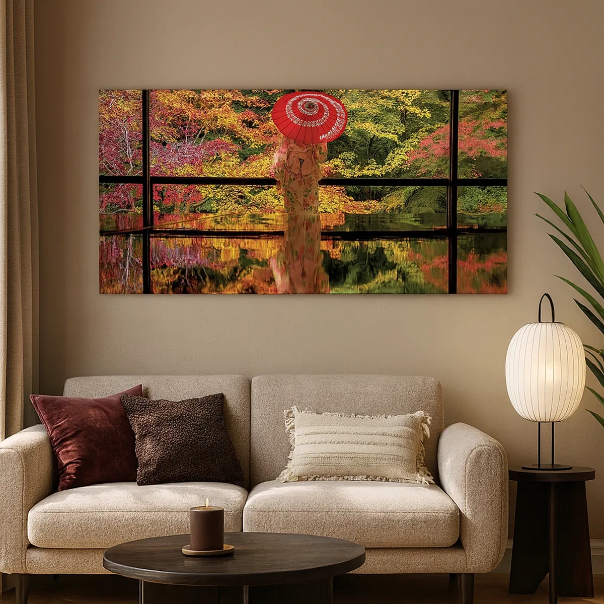 Canvastavla - Bild på duk - I naturens tempel - 30x30 cm