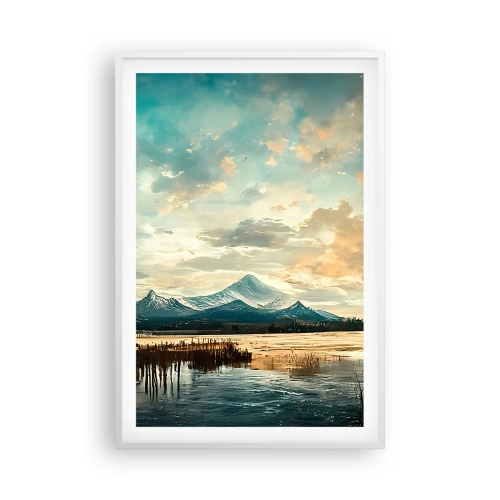 Affisch i vit ram - Under himlens skydd - 61x91 cm