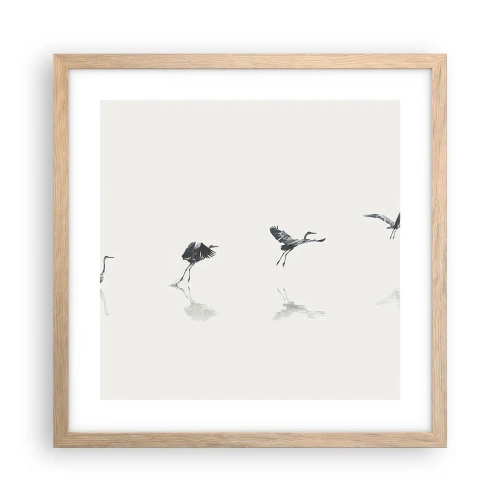 Affisch i ram av ljusek - Fyra enkla steg - 40x40 cm