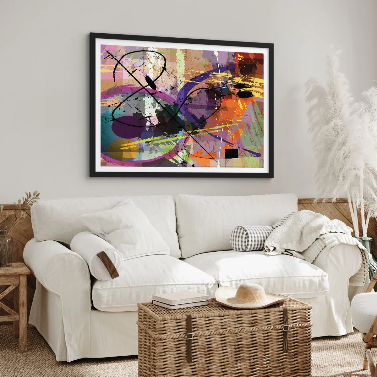 Affisch i svart ram - Rakt fram eller runt - 91x61 cm